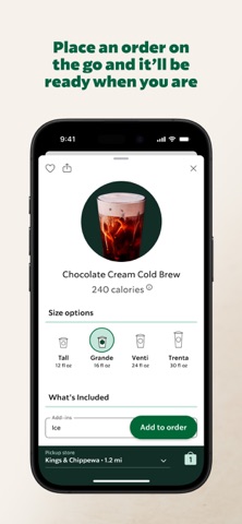 Скриншот Starbucks 2