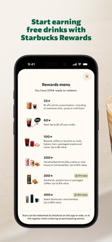 Скриншот Starbucks 3